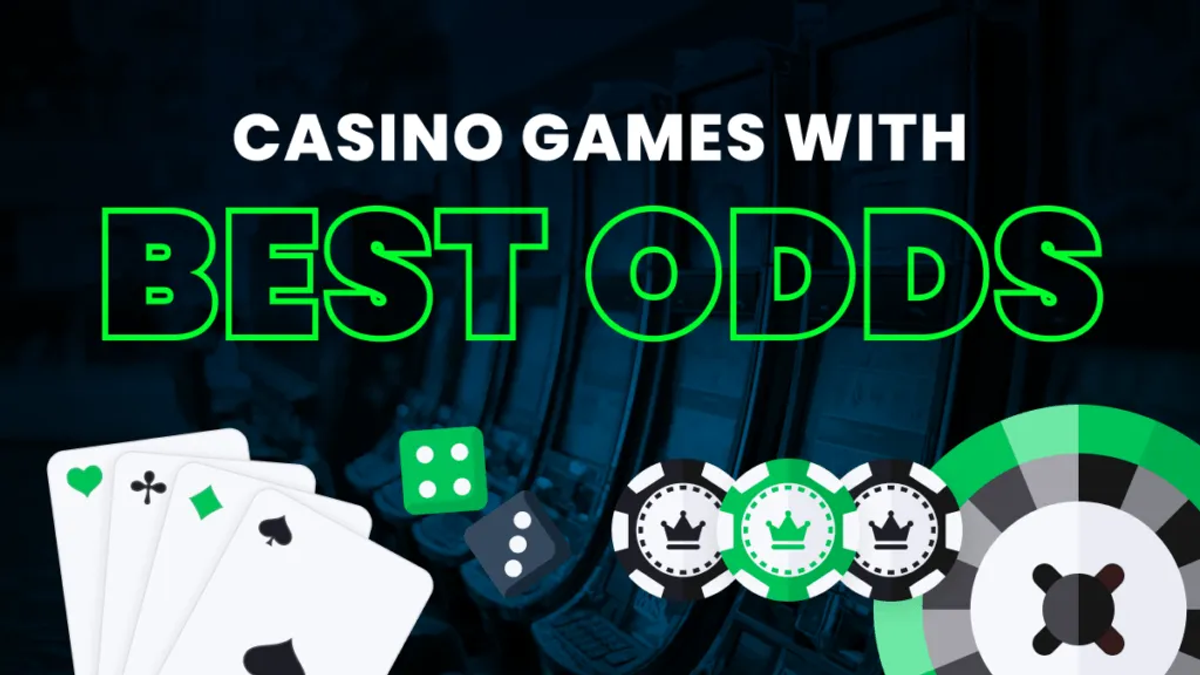casino game with best odds of winning