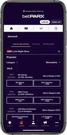 parx live betting