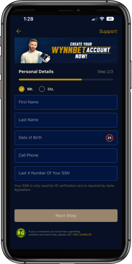 WynnBet Casino App Account Info