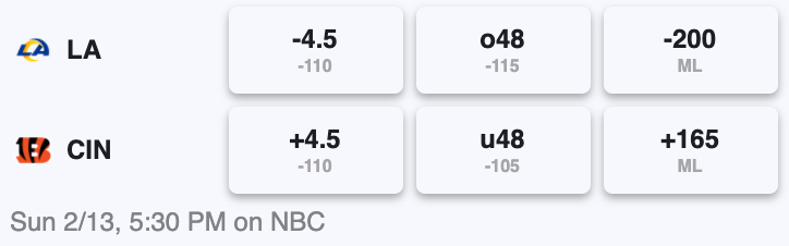 vegas odds for nfl this weekend