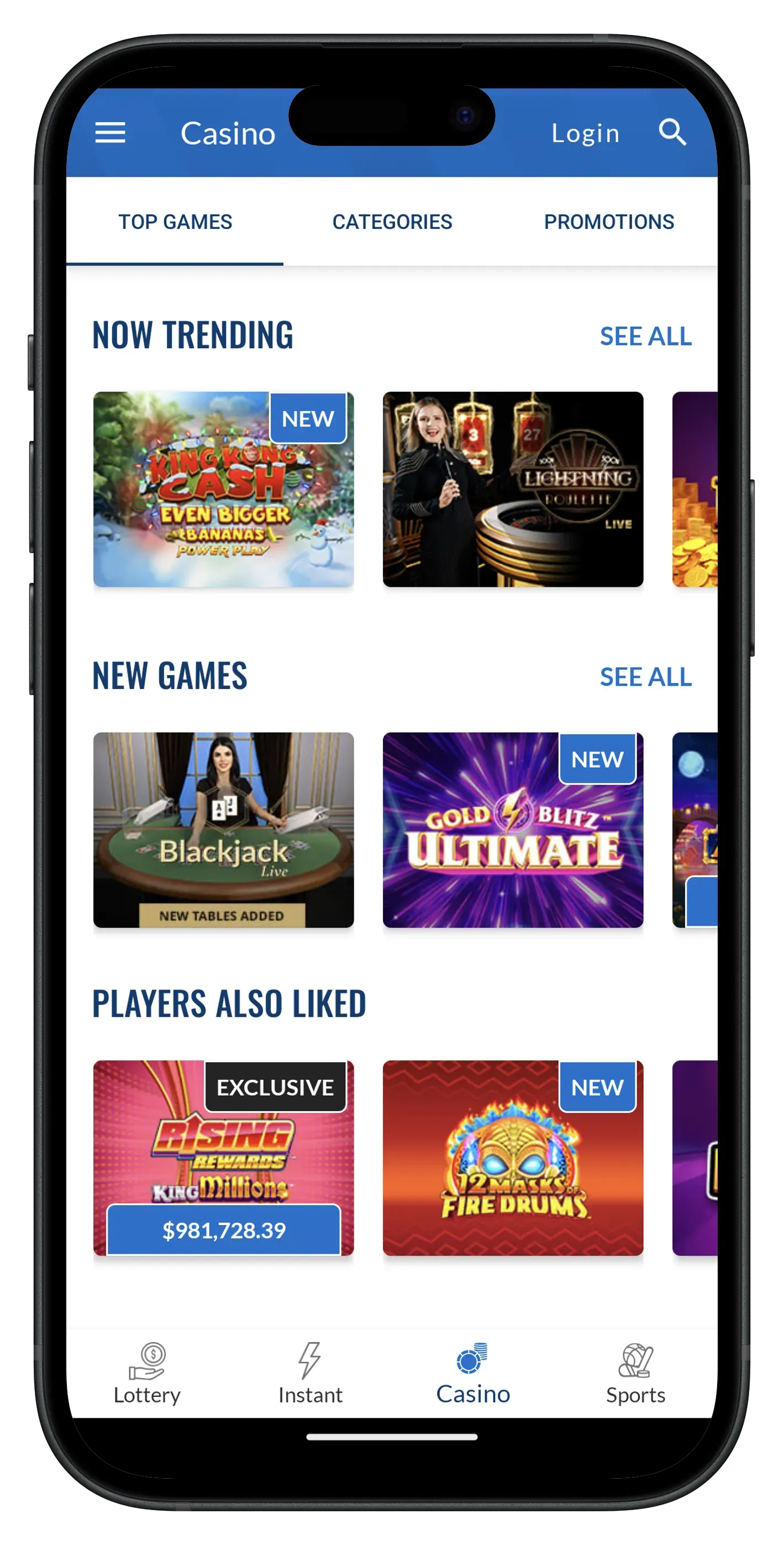 PlayOLG Casino App