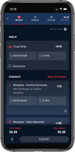 PointsBet Betslip