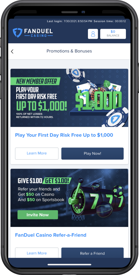 FanDuel App Promotions and Bonuses