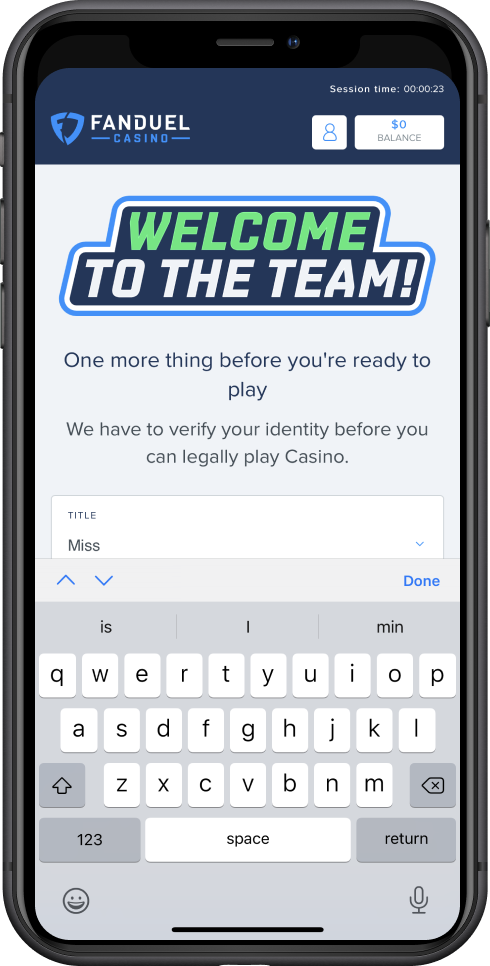 Fanduel Casino App Identity Verification