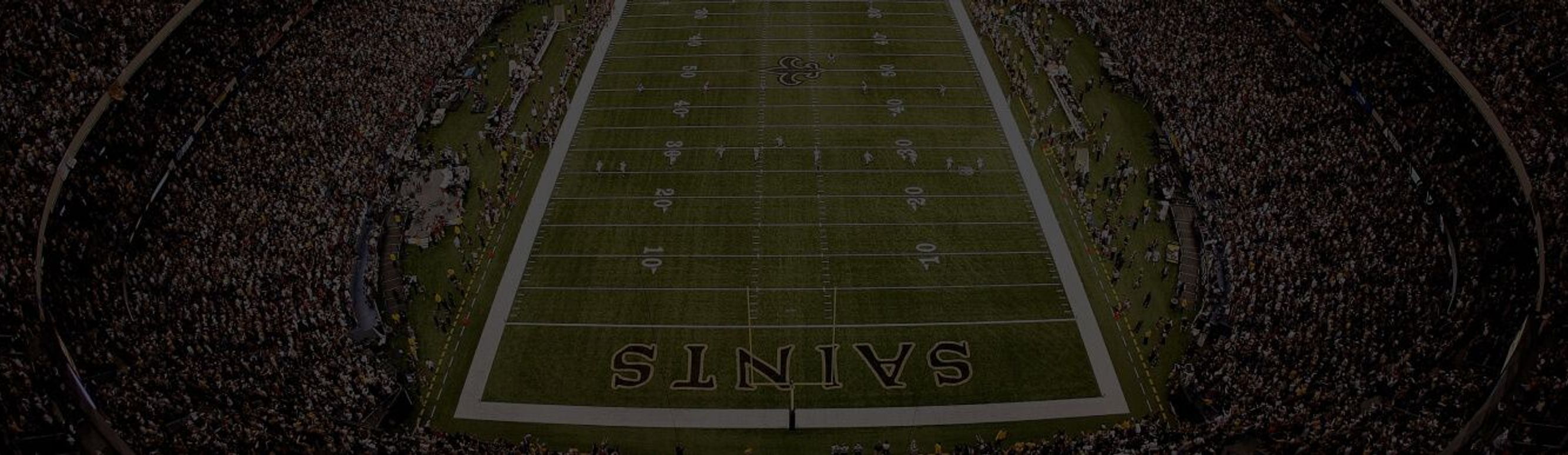 Atlanta Falcons v New Orleans Saints at the Superdome in New Orleans, Louisiana.