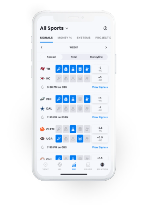 Phone With Action App Open