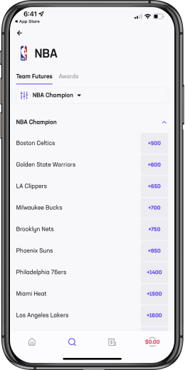 Hard Rock Bet NBA Futures