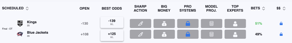 NHL PRO Report Example