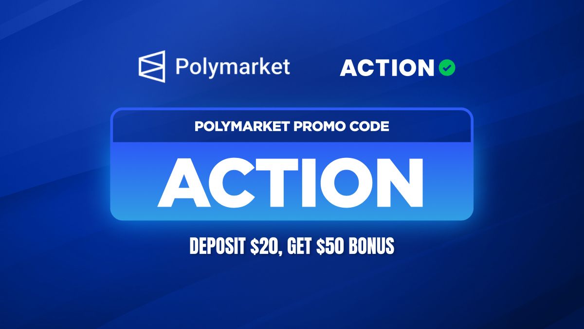 Use our Polymarket referral code ACTION to get a $50 trading bonus