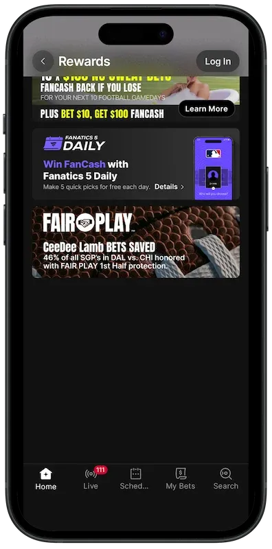 Fanatics Sportsbook Promo