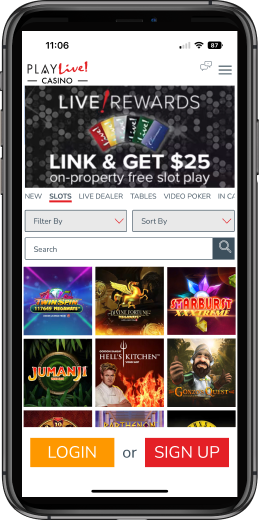 PlayLive! Online Casino  Live! Casino Hotel Philadelphia®