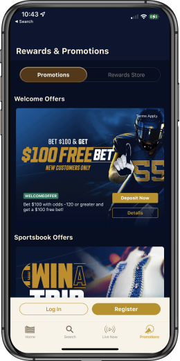 Promos from the WynnBet mobile app