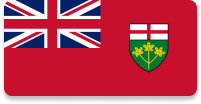 Ontario province flag