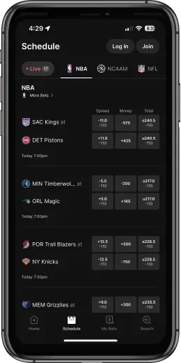 Fanatics Sports Schedule