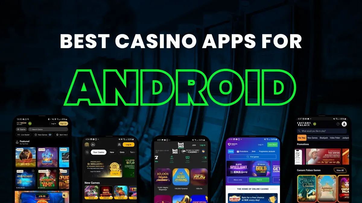 The Best Casino Games for Android March 2025 Header Image