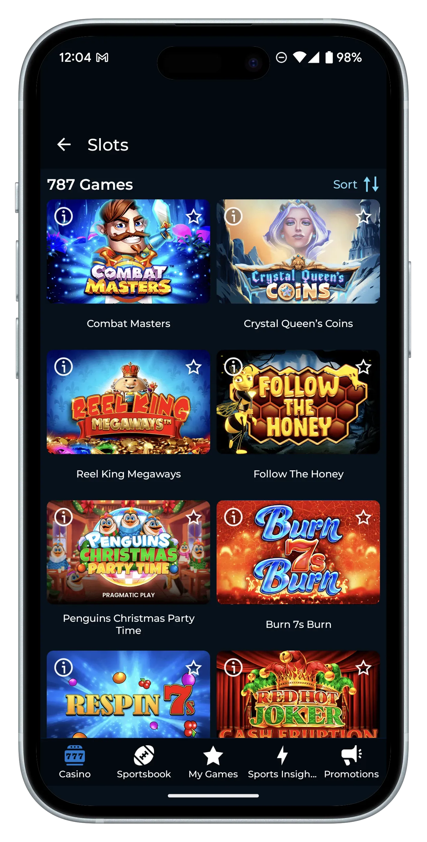 NorthStar Bets App Slots