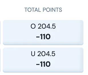 BetRivers Totals Screenshot
