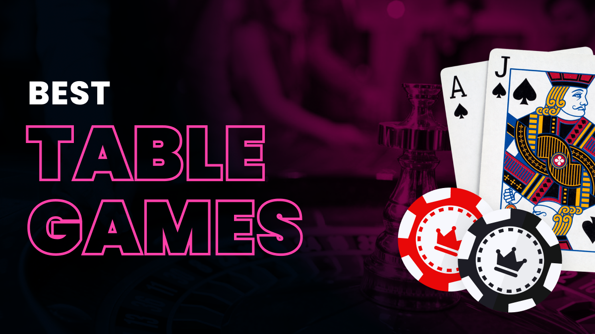 Top Casino Table Games 2025 Header Image