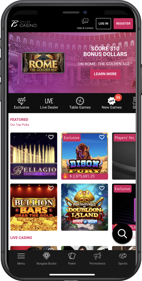 Borgata Casino App Featured Images