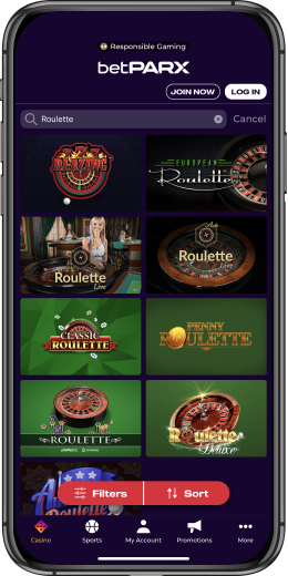 betPARX Casino App Roulette