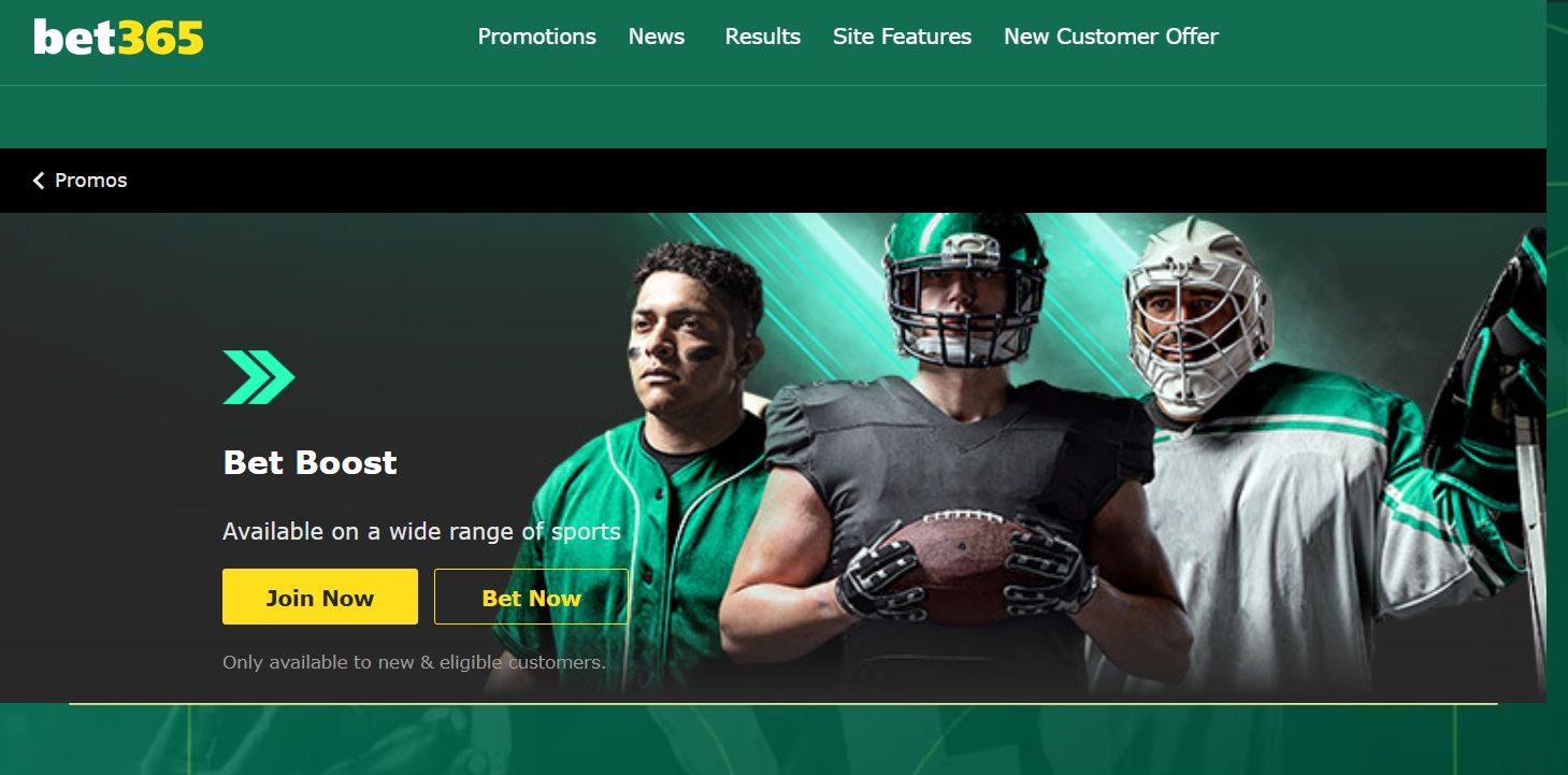 bet365 Bet Boost screenshot
