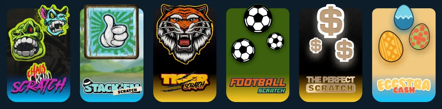 Play popular Casino.click scratchcards!