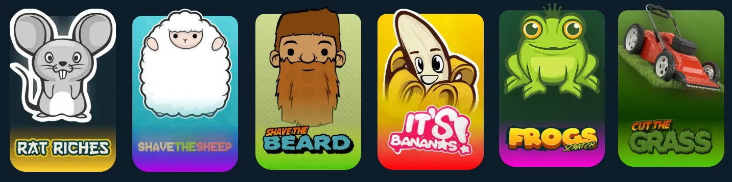 Play Quirky Scratchcards at Casino.click.