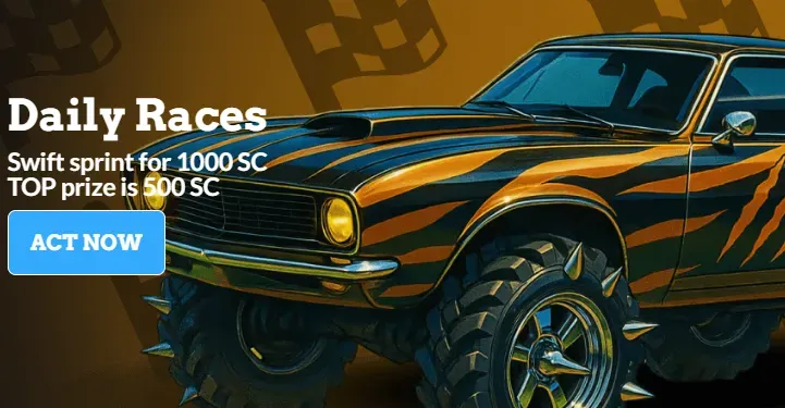 🚗 Sixty6 Casino Daily Races Thumbnail