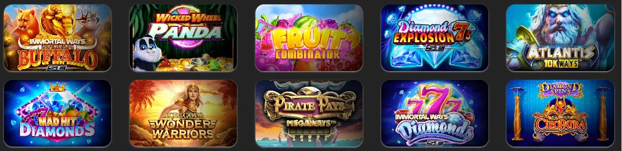 betOcean Casino offers players a diverse catalog of 1,000+ slot titles.