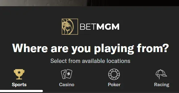 1. Visit BetMGM Homepage Thumbnail