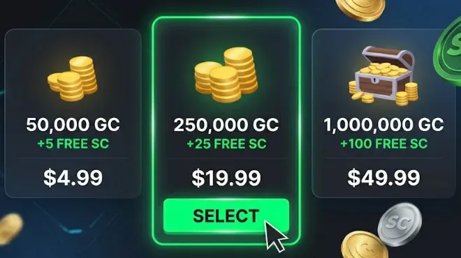 2. Choose a Gold Coin Package Thumbnail