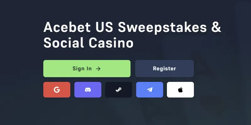 1. Visit the Acebet Casino website Thumbnail