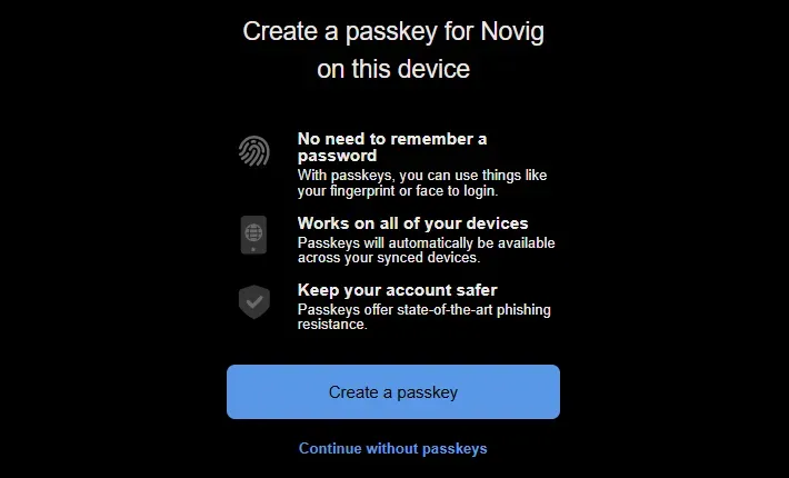 3. Set Your Password or Passkey Thumbnail