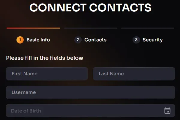 2. Enter the Required Information Thumbnail