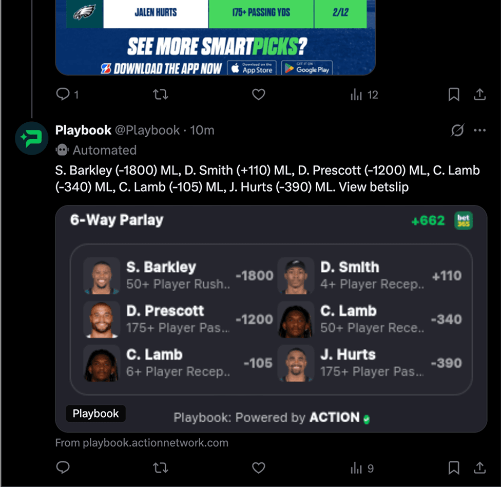 bet365 Parlay