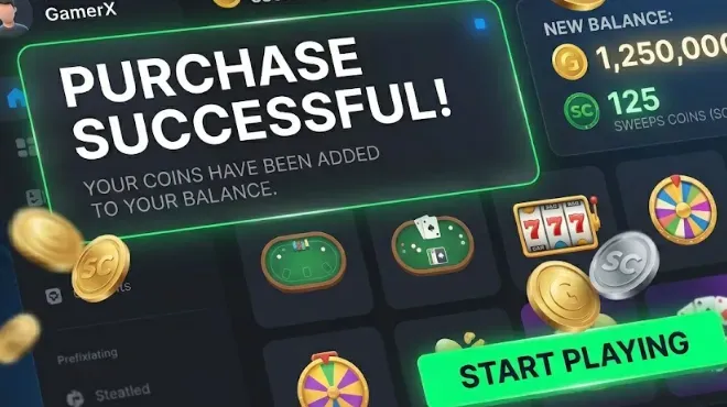 4. Receive Your Coins and Start Playing Thumbnail