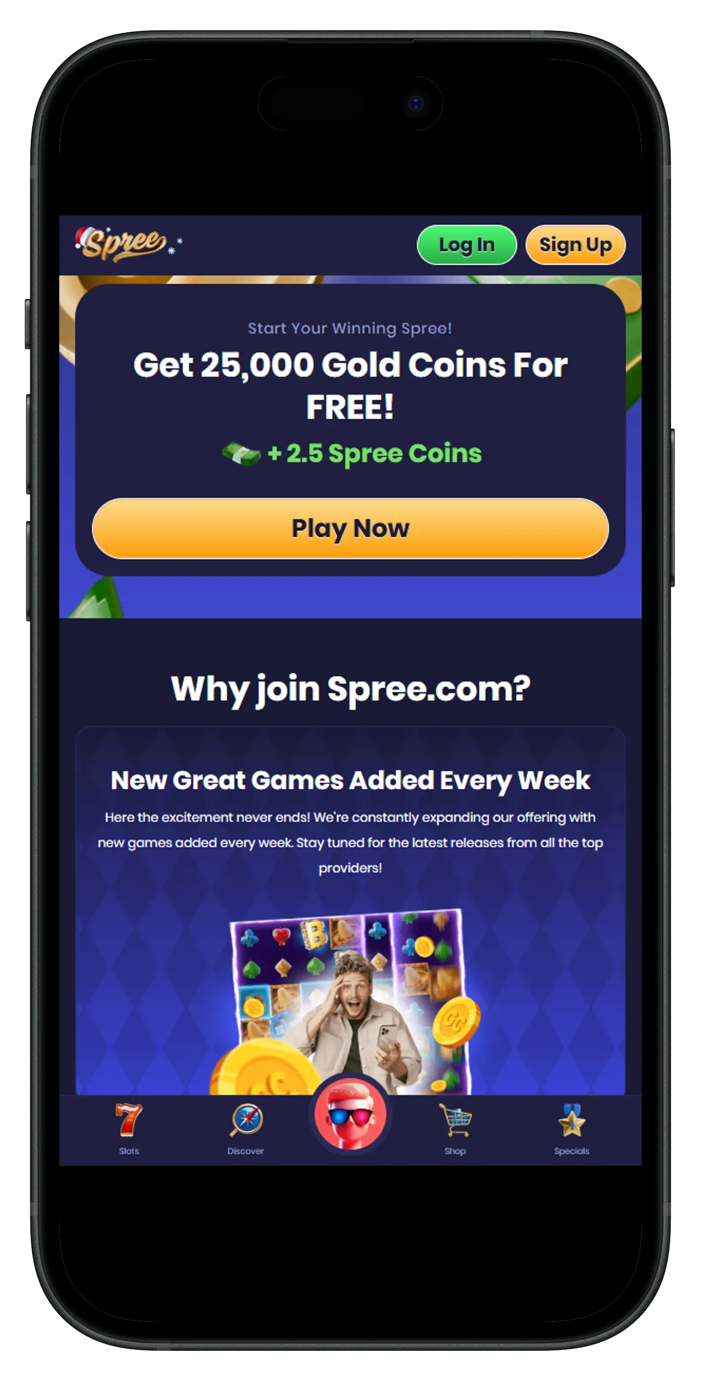 Spree Casino Content Image