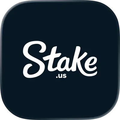 Interface de l'application mobile Stake casino montrant les jeux et le menu